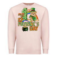 Pale Pink My first St. Patrick's Day Premium Sweatshirt - CowGirlArtShop