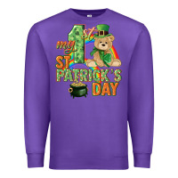 Purple My first St. Patrick's Day Premium Sweatshirt - CowGirlArtShop