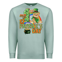 Seafoam My first St. Patrick's Day Premium Sweatshirt - CowGirlArtShop