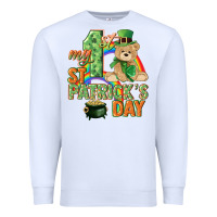 White My first St. Patrick's Day Premium Sweatshirt - CowGirlArtShop