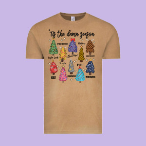 Tis The Damn Season Music Vintage Tee Designed By Maliassmallbusiness