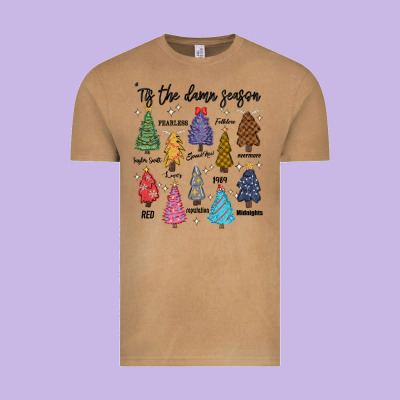 Tis The Damn Season Music Vintage Tee Designed By Maliassmallbusiness