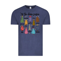 Vintage Denim tis the damn season music Vintage Tee - MaliasSmallBusiness