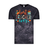 Cloud Black best teacher ever Vintage Tee - JahusDesignShop