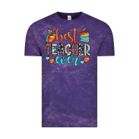 Cloud Purple best teacher ever Vintage Tee - JahusDesignShop