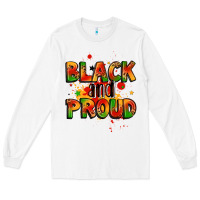 White black and proud Long Sleeve Tee - LillyAllenDesigns