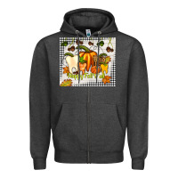 Charcoal Heather happy fall y'all teeth Zipper Hoodie - TumblerDesignByShophia
