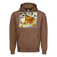 Chestnut happy fall y'all teeth Zipper Hoodie - TumblerDesignByShophia