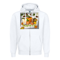 White happy fall y'all teeth Zipper Hoodie - TumblerDesignByShophia