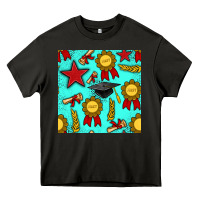 Asphalt graduation seamless pattern Heavy Core Tee - BundleAndBundleShop