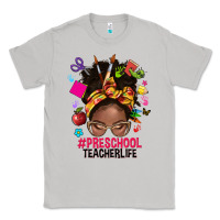 Moon Dust preschool teacher life afro messy bun Classic Tee - NancyCooperArtShop