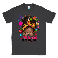 Smoke preschool teacher life afro messy bun Classic Tee - NancyCooperArtShop