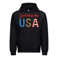 Black god bless the usa Urban Hoodie - BundleAndBundleShop