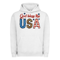 Pigment Lunar Rock god bless the usa Urban Hoodie - BundleAndBundleShop
