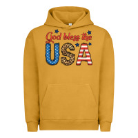 Pigment Peanut Butter god bless the usa Urban Hoodie - BundleAndBundleShop