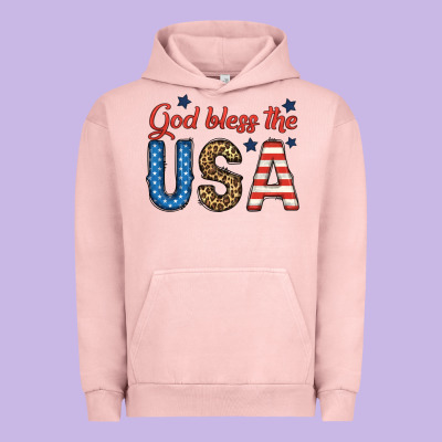 God Bless The Usa Urban Hoodie Designed By Bundleandbundleshop