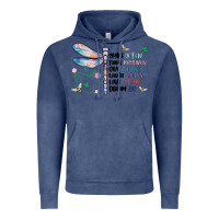 Vintage Denim dragonfly smile tink give laugh love dream Vintage Hoodie - MaliasSmallBusiness