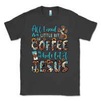 Smoke all i need is a little bit of coffee and o whole lot of jesus Classic Tee - JahusDesignShop