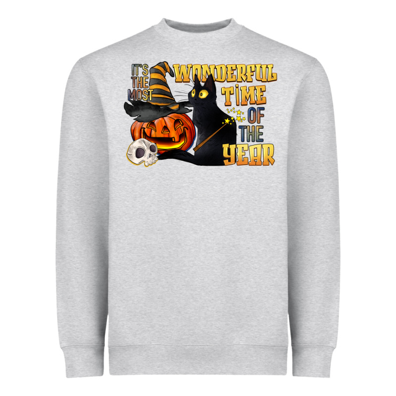 Wonderful Time Of The Year Halloween Heavyweight Sweatshirt by LillyAllenDesigns | Teevron