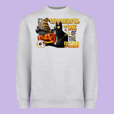 Wonderful Time Of The Year Halloween Heavyweight Sweatshirt Designed By Lillyallendesigns