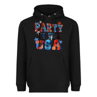 Black Party in the usa 4th of july Heavyweight Hoodie - CowGirlArtShop
