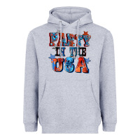 Heather Grey Party in the usa 4th of july Heavyweight Hoodie - CowGirlArtShop