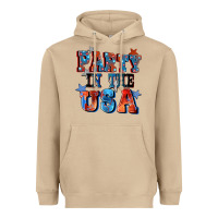 Mushroom Party in the usa 4th of july Heavyweight Hoodie - CowGirlArtShop