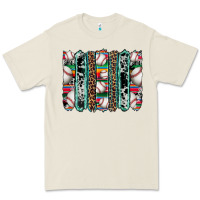Bone baseball serape cowhide turquoise leopard glitter  brushstrokes Premium Tee - Artiststas