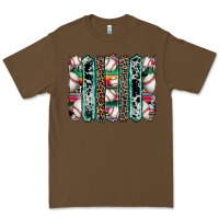 Cacao baseball serape cowhide turquoise leopard glitter  brushstrokes Premium Tee - Artiststas