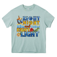Arona eight night and eight light for hanukkah Heavy Core Tee - AdoDesignShop