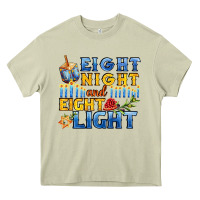 Mossy eight night and eight light for hanukkah Heavy Core Tee - AdoDesignShop