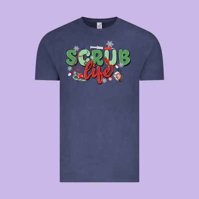 Scrub Life Vintage Tee Designed By Maliassmallbusiness