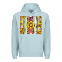 Blue Mist Mom leopard Premium Hoodie - CowGirlArtShop