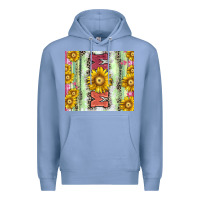 Colony Blue Mom leopard Premium Hoodie - CowGirlArtShop