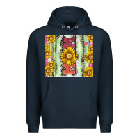 Navy Mom leopard Premium Hoodie - CowGirlArtShop