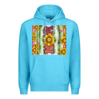 Ocean Blue Mom leopard Premium Hoodie - CowGirlArtShop