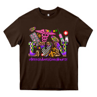 Chocolate Brown mardi gras  lvn licensed vocational nurse Heavy Core Tee - AdoDesignShop