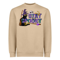 Stay Spooky With Black Cat Heavyweight Sweatshirt | Teevron