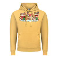 Vintage Mustard christmas cookie coffe cups Vintage Hoodie - MaliasSmallBusiness