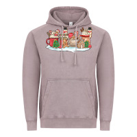 Vintage Zinc christmas cookie coffe cups Vintage Hoodie - MaliasSmallBusiness