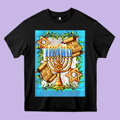 Candlestick With Parchment Heavy Core Tee Designed By Adodesignshop