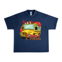 Navy this is how i roll Urban Heavy Tee - NancyCooperArtShop