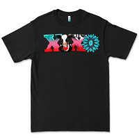 Black xoxo with cow Premium Tee - AdoDesignShop