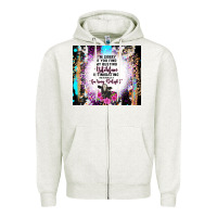 Oatmeal Heather i'm sorry if you find my resting bitchface intimid Zipper Hoodie - TumblerDesignByShophia