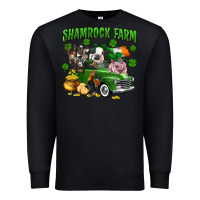 Black Shamrock farm Premium Sweatshirt - CowGirlArtShop