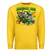 Lemon Shamrock farm Premium Sweatshirt - CowGirlArtShop