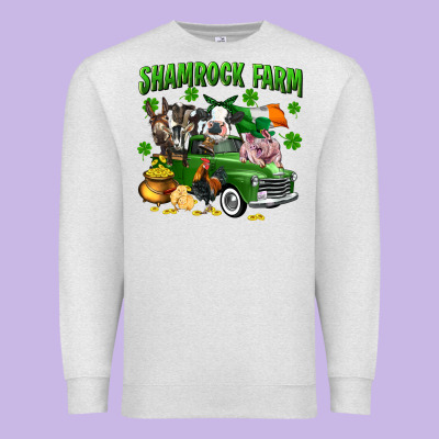 Shamrock Farm Premium Sweatshirt Designed By Cowgirlartshop