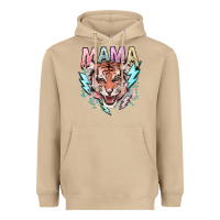 Mushroom Mama tiger lightning bolt Heavyweight Hoodie - HowdyJamesFarm