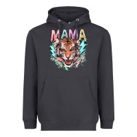 Smoke Mama tiger lightning bolt Heavyweight Hoodie - HowdyJamesFarm
