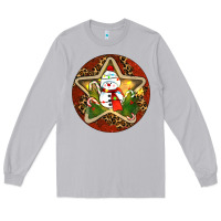 Moon Dust Snowman Christmas Long Sleeve Tee - RanaPortraitStore